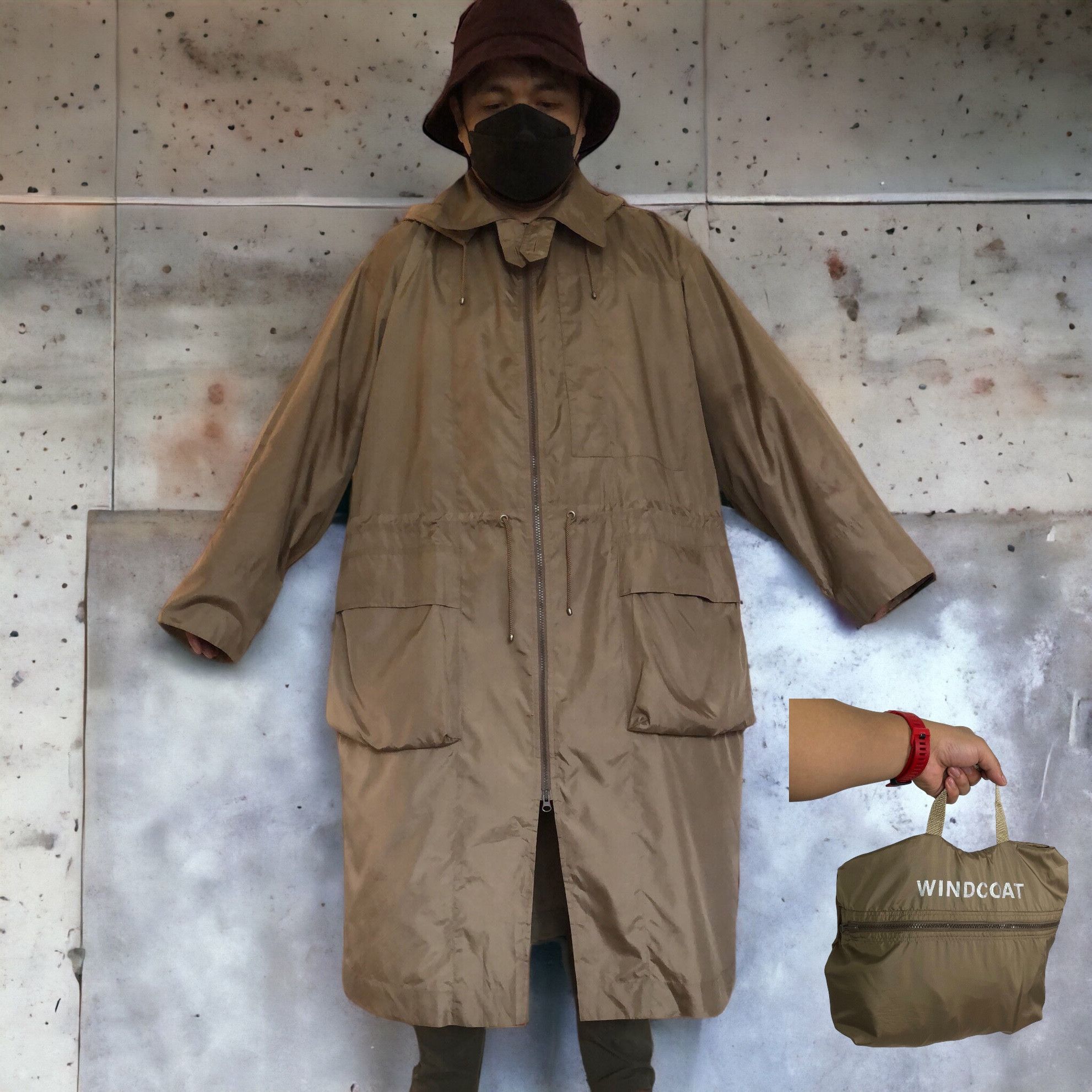 archive ISSEY MIYAKE MEN nylon coverall