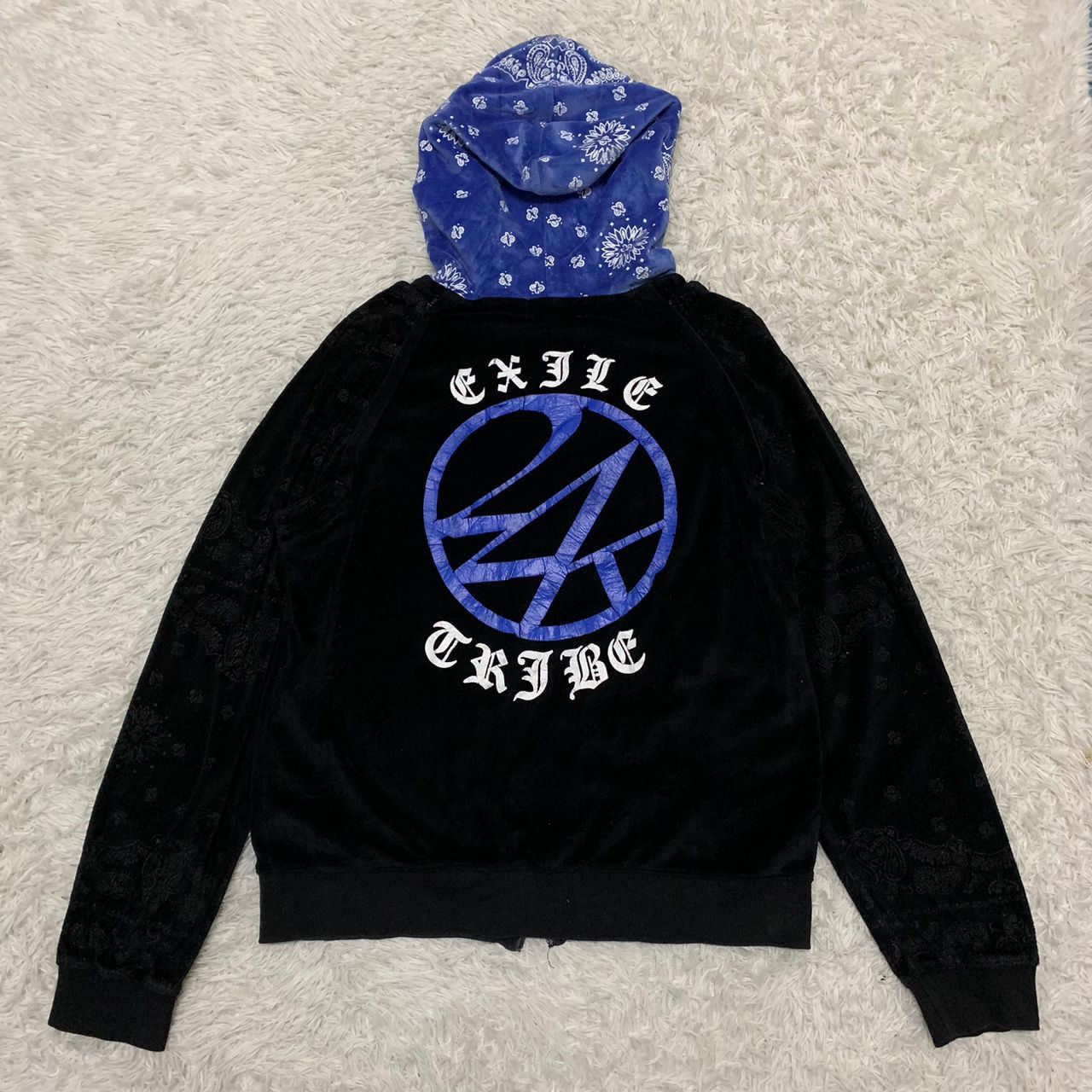 Japanese Brand Gold 24 Karats paisley hoodie Size US L / EU 52-54 / 3 - 2 Thumbnail