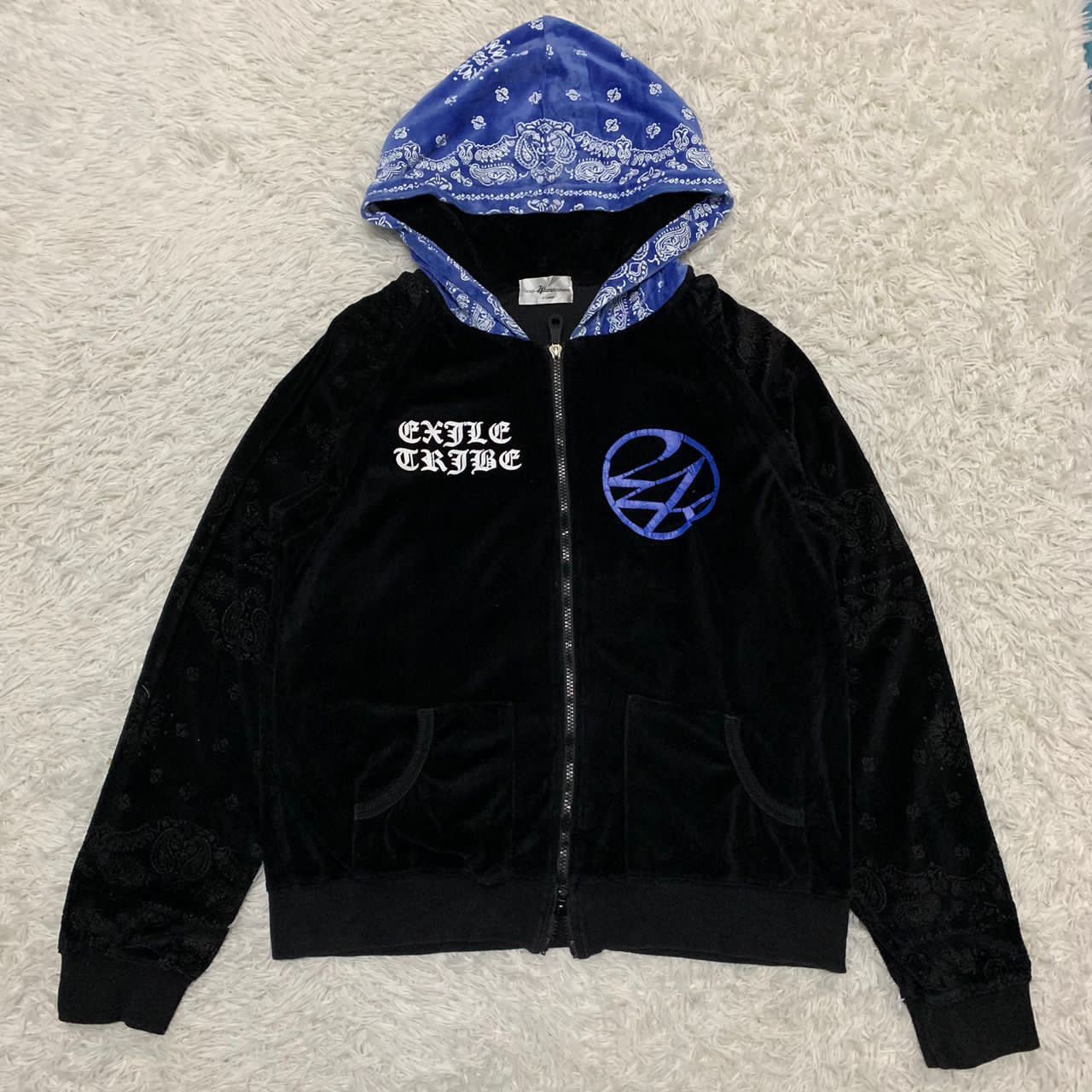 Japanese Brand Gold 24 Karats paisley hoodie Size US L / EU 52-54 / 3 - 10 Thumbnail