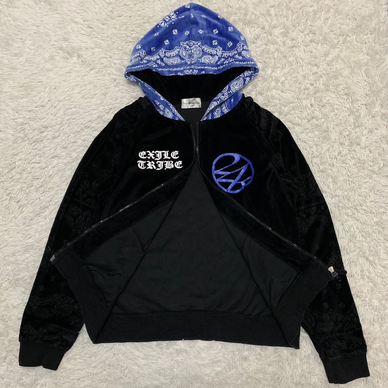 Japanese Brand Gold 24 Karats paisley hoodie Size US L / EU 52-54 / 3 - 3 Thumbnail