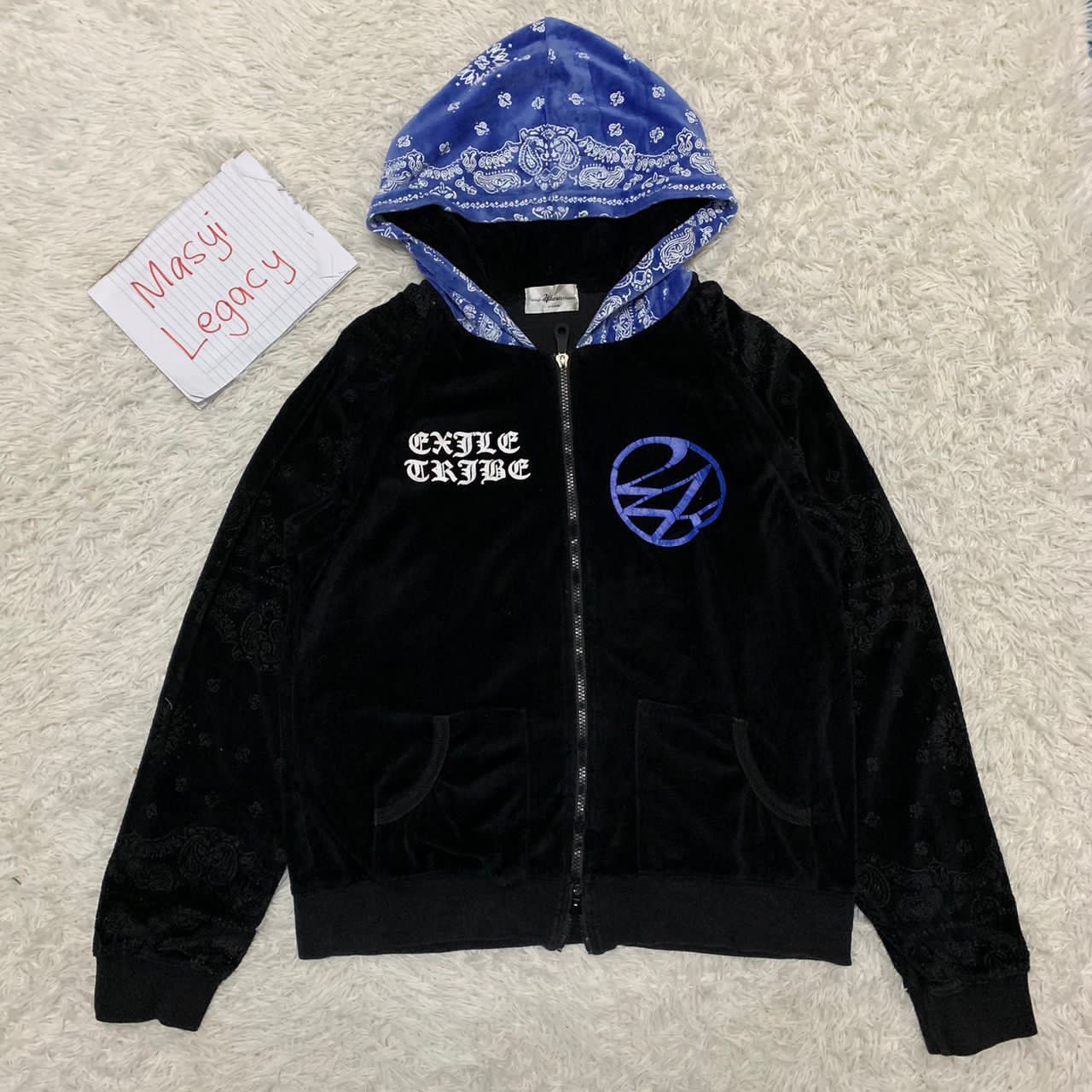 Japanese Brand Gold 24 Karats paisley hoodie Size US L / EU 52-54 / 3 - 1 Thumbnail