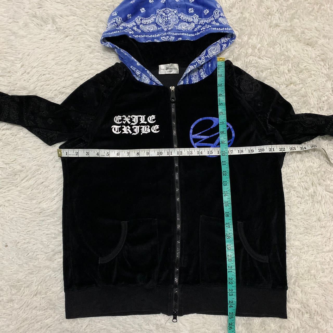 Japanese Brand Gold 24 Karats paisley hoodie Size US L / EU 52-54 / 3 - 4 Thumbnail