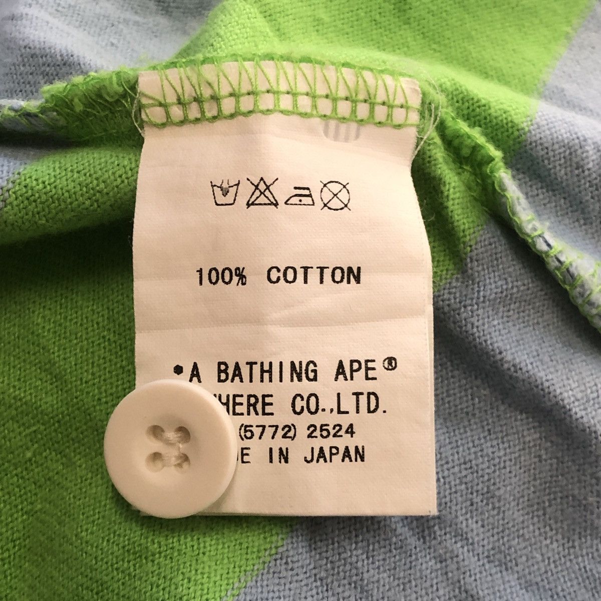 Bape 🔥OG BAPE Stripe Polo Rugby Shirts Size US XL / EU 56 / 4 - 5 Thumbnail