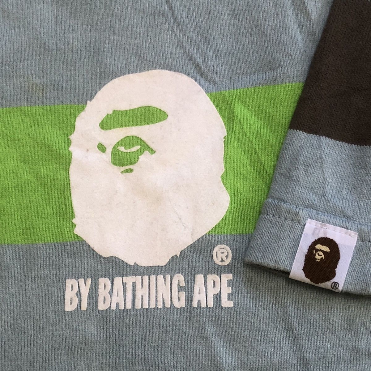 Bape 🔥OG BAPE Stripe Polo Rugby Shirts Size US XL / EU 56 / 4 - 3 Thumbnail