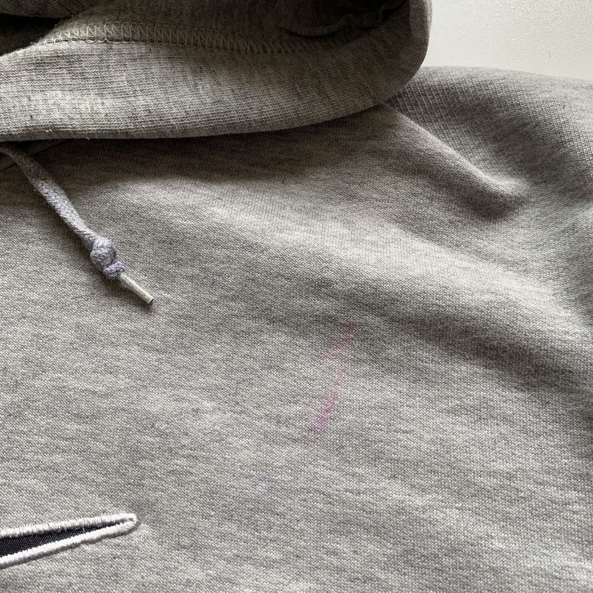 Nike Vintage 2000s Nike Embroidered Swoosh Pullover Hoodie Large Size US L / EU 52-54 / 3 - 3 Thumbnail