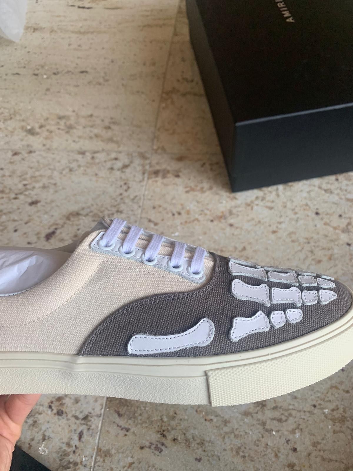 Amiri Skeleton Slip On Sneakers Size US 13 / EU 46 - 5 Thumbnail