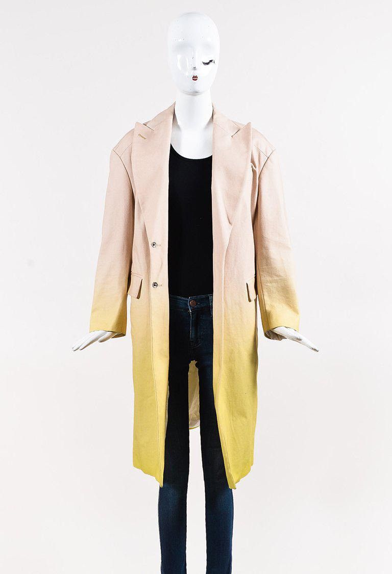 Dries Van Noten SS11 Yellow Ombré Jacket Size US M / EU 48-50 / 2 - 3 Thumbnail
