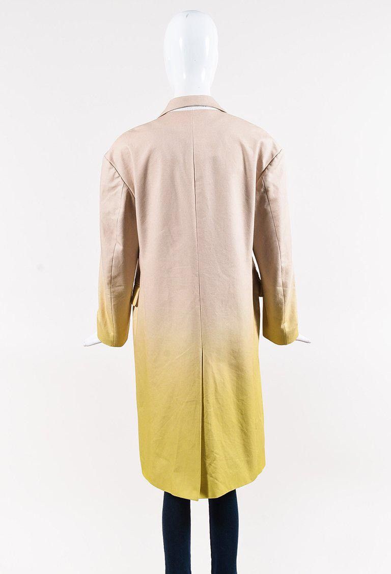 Dries Van Noten SS11 Yellow Ombré Jacket Size US M / EU 48-50 / 2 - 4 Thumbnail