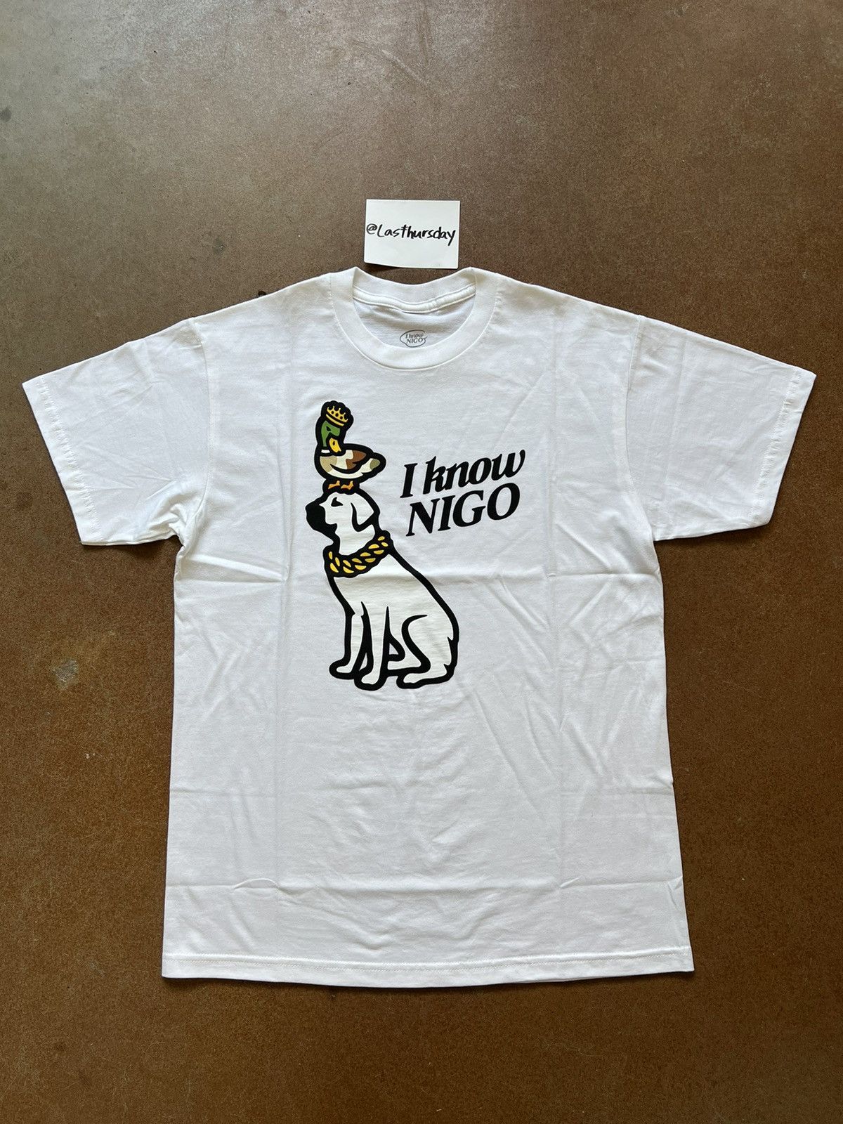 HUMAN MADE I KNOW NIGO T-SHIRT 