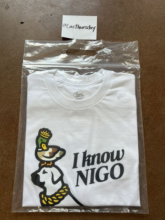 Human Made Nigo x Human Made “I Know Nigo” Tee White XL | Grailed