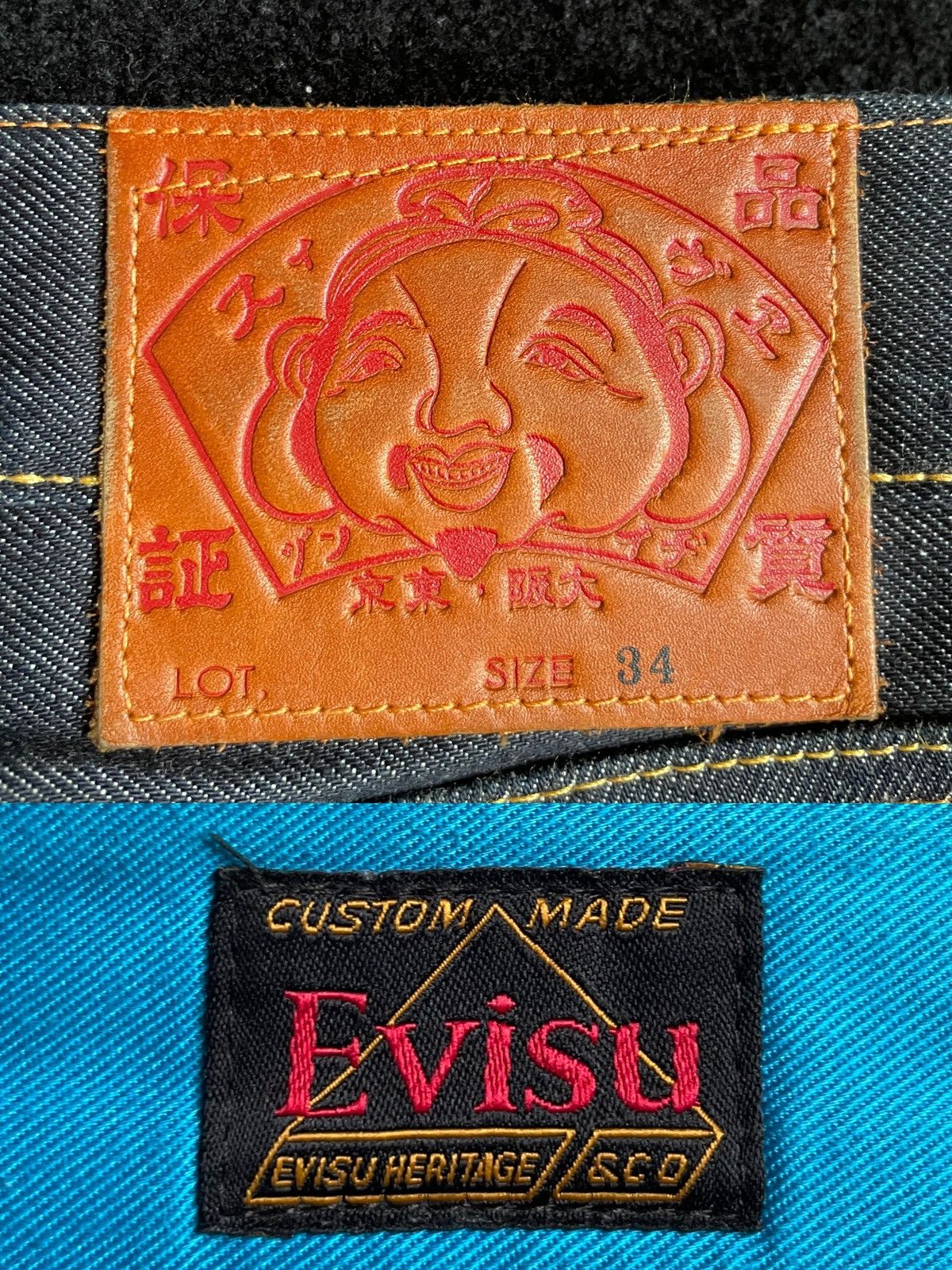 Evisu EVISU daicock style cropped denim pants size：34 Size US 34 / EU 50 - 3 Thumbnail