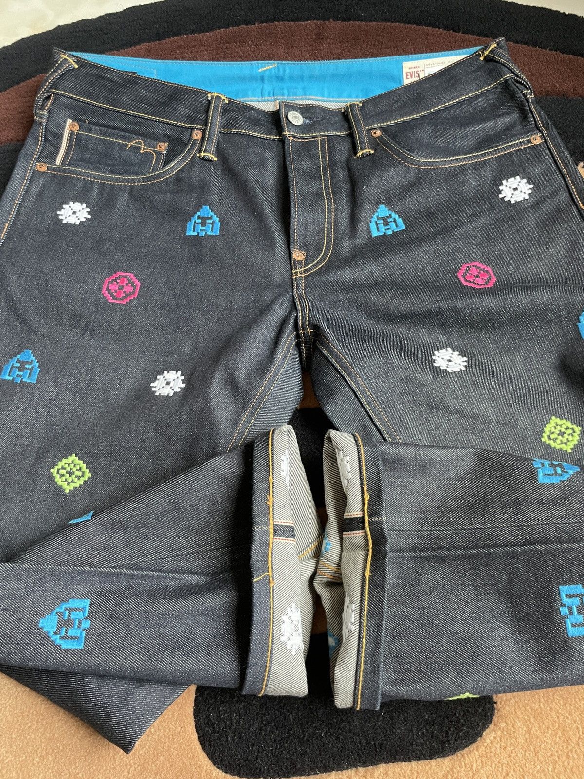Evisu EVISU daicock style cropped denim pants size：34 Size US 34 / EU 50 - 7 Thumbnail