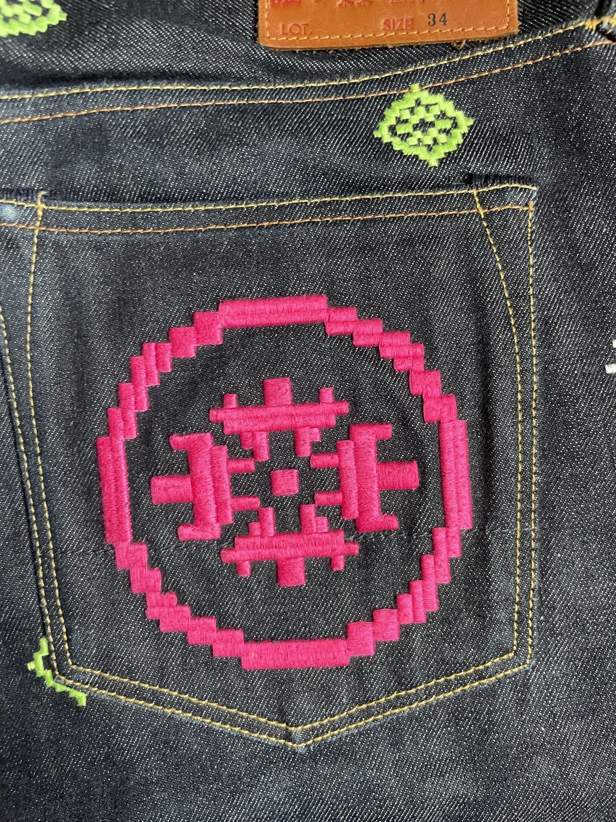 Evisu EVISU daicock style cropped denim pants size：34 Size US 34 / EU 50 - 9 Thumbnail