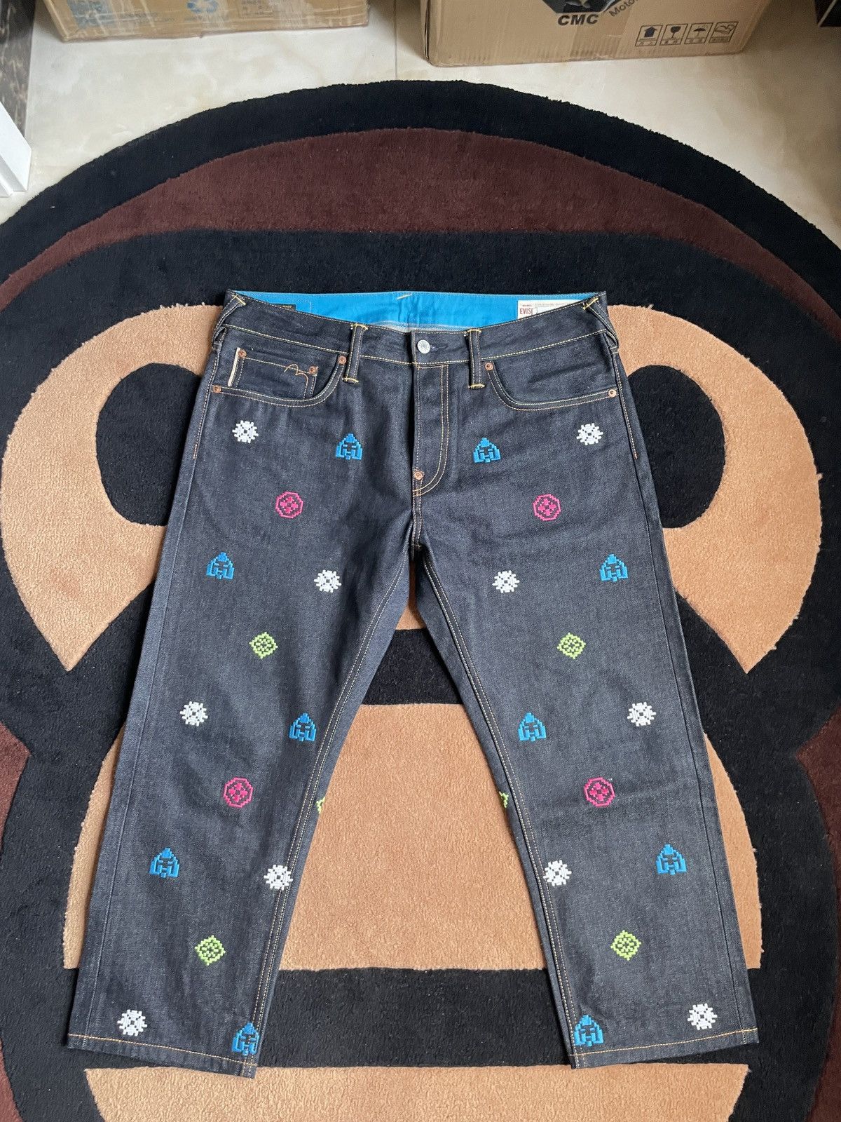 Evisu EVISU daicock style cropped denim pants size：34 Size US 34 / EU 50 - 2 Thumbnail