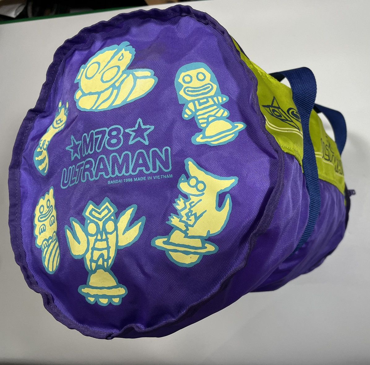 Anime × Japanese Brand × Vintage Vintage 1998 Ultraman M78 Anime Bandai Japan Duffle Bag comi Size ONE SIZE - 11 Thumbnail