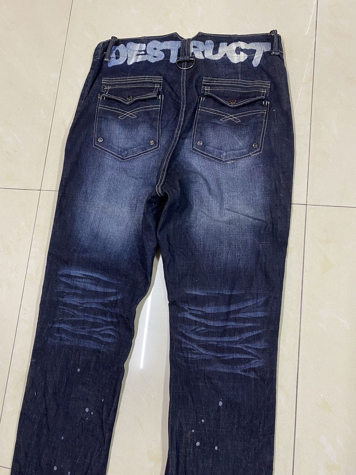 Japanese Brand × PPFM Japanese Brand PPFM Destruct Denim Size US 34 / EU 50 - 6 Thumbnail