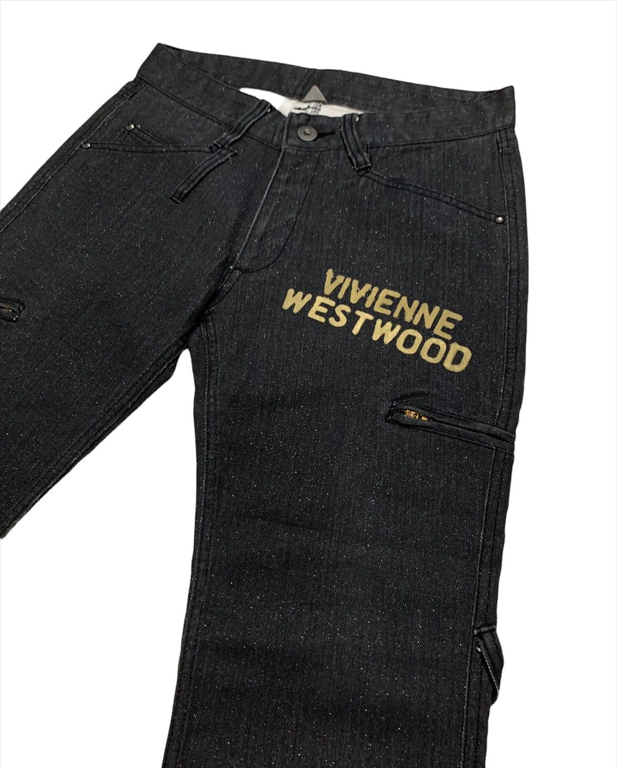 Japanese Brand × Seditionaries Glitter Custom Vivienne Westwood Skinny Pant Size US 29 - 1 Thumbnail