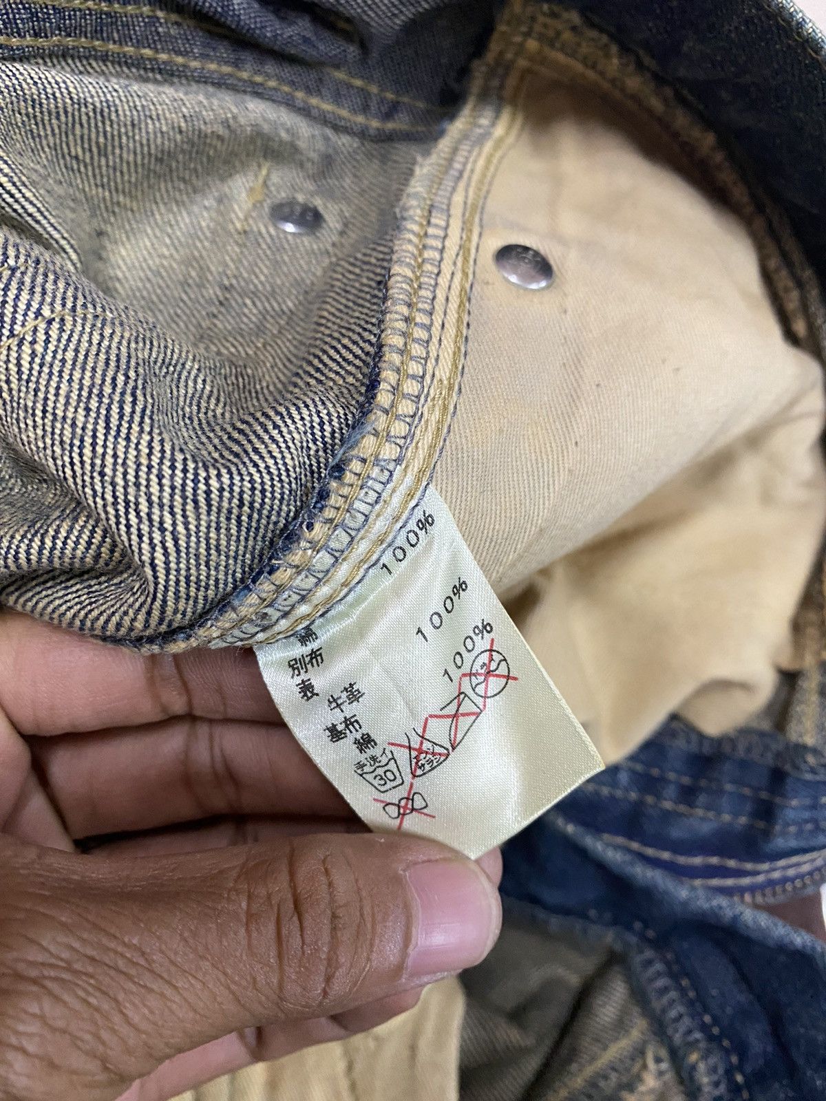 Japanese Brand × KMRii × Morgan Homme Japanese Brand Morgan Homme Suede Leather Denim Size US 30 / EU 46 - 9 Thumbnail