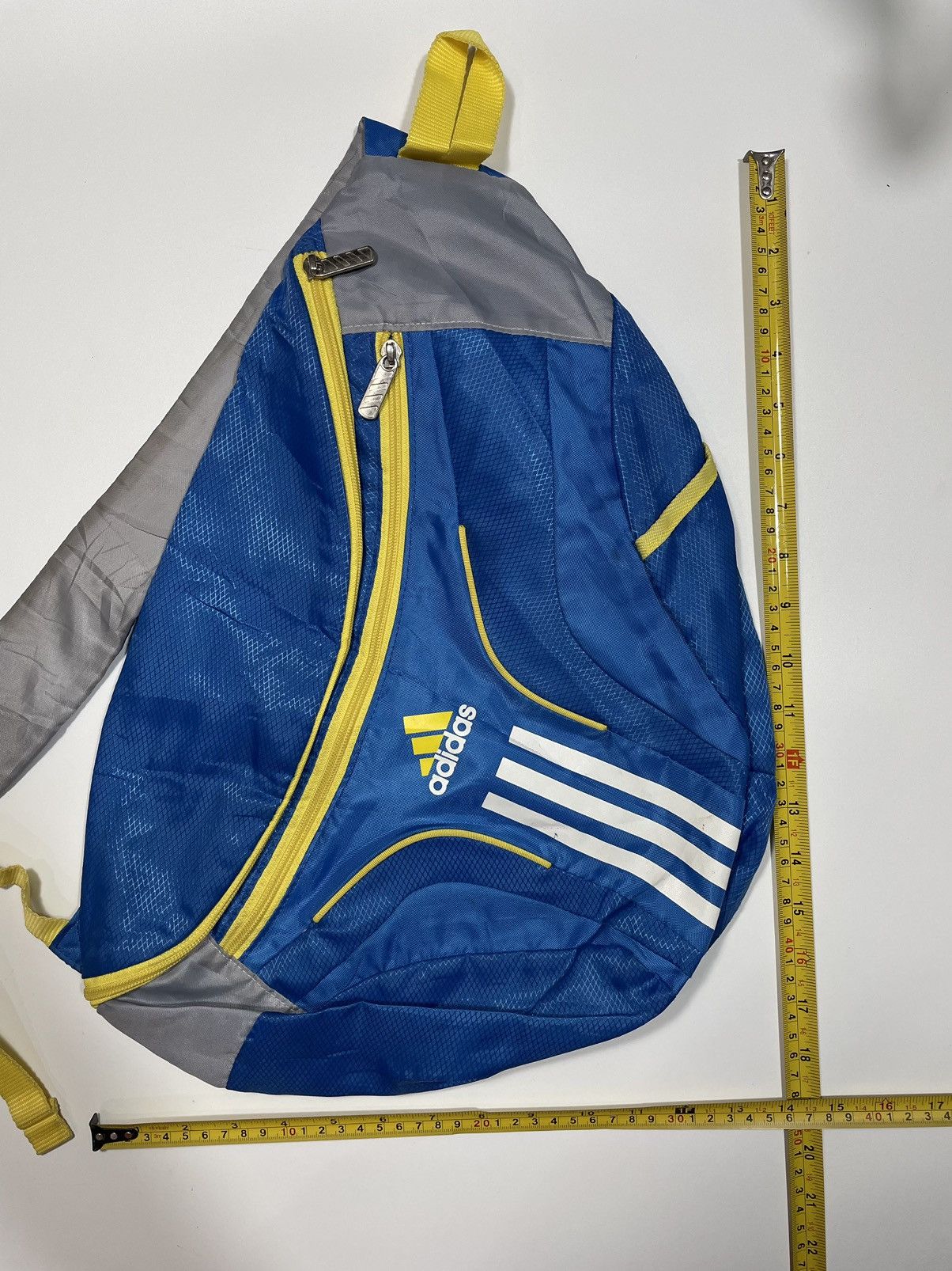 Other Vintage Adidas Crossbody Chest Sling Blue Yellow Boca Junior Size ONE SIZE - 14 Thumbnail