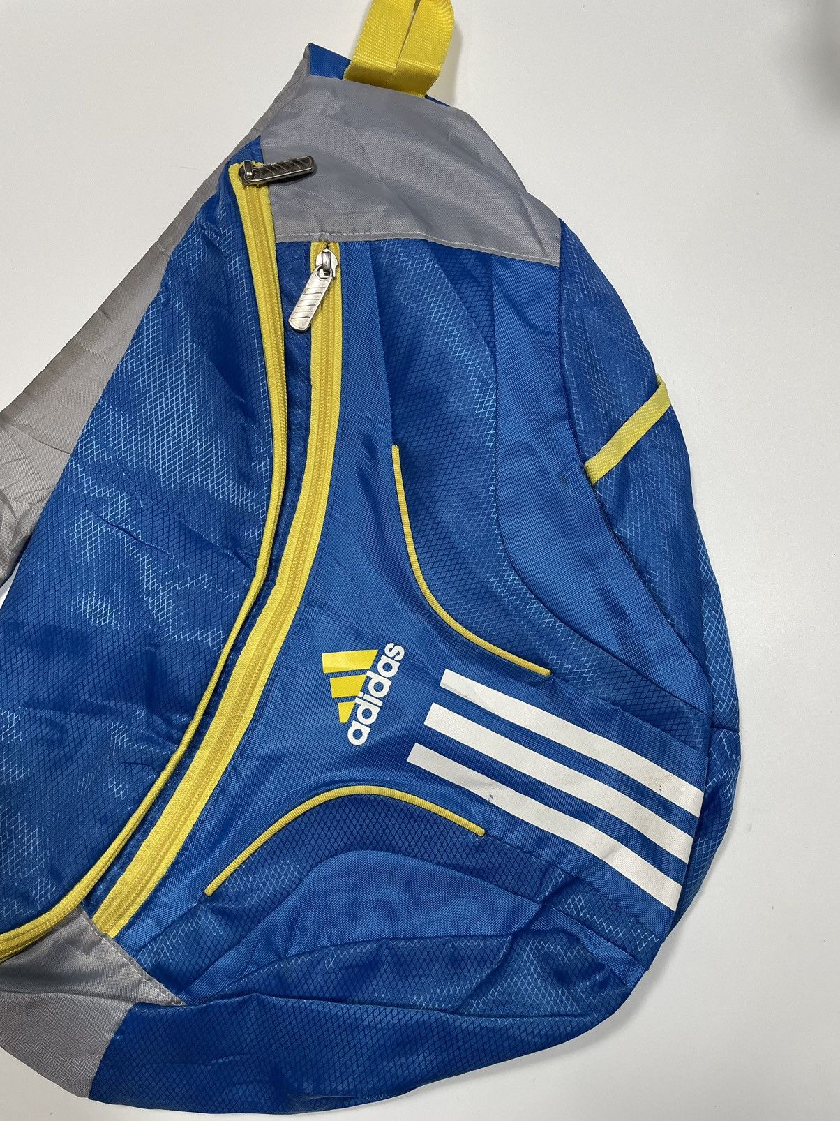 Other Vintage Adidas Crossbody Chest Sling Blue Yellow Boca Junior Size ONE SIZE - 3 Thumbnail