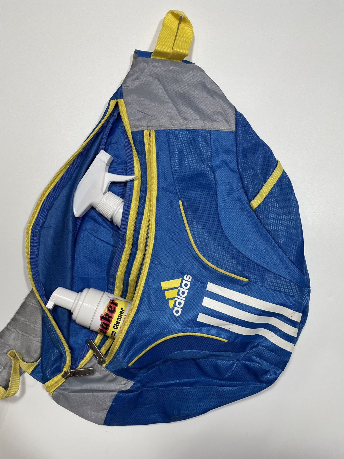 Other Vintage Adidas Crossbody Chest Sling Blue Yellow Boca Junior Size ONE SIZE - 4 Thumbnail