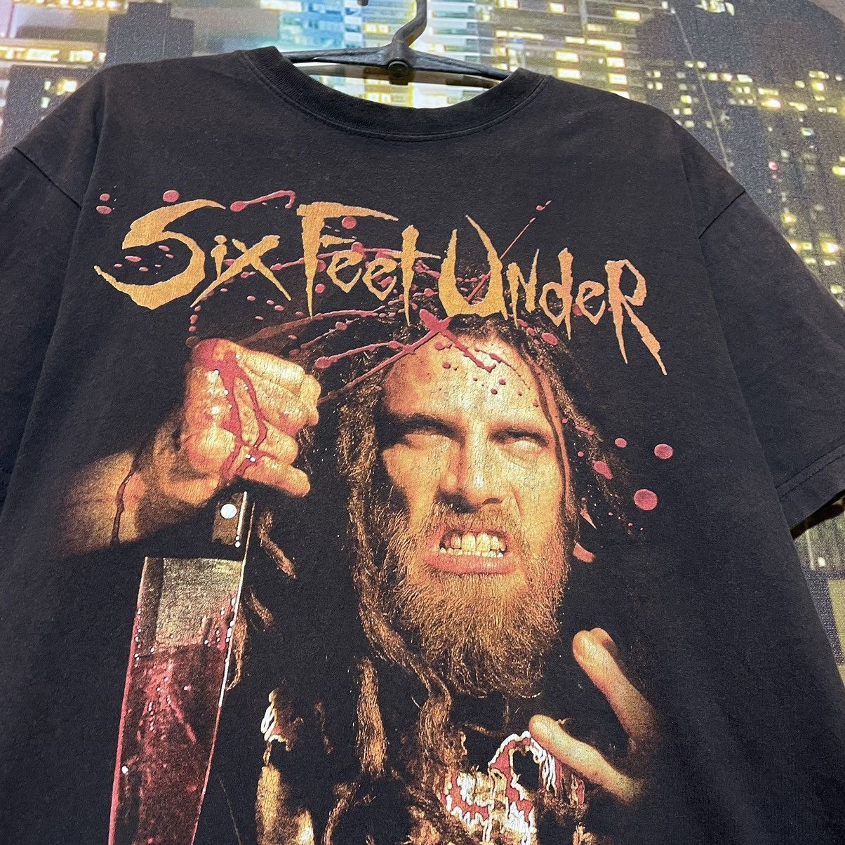 Band Tees Vintage 90s 666 Skulls Sexy Vamp Dead Face Horror Tee 90s Size US M / EU 48-50 / 2 - 4 Thumbnail