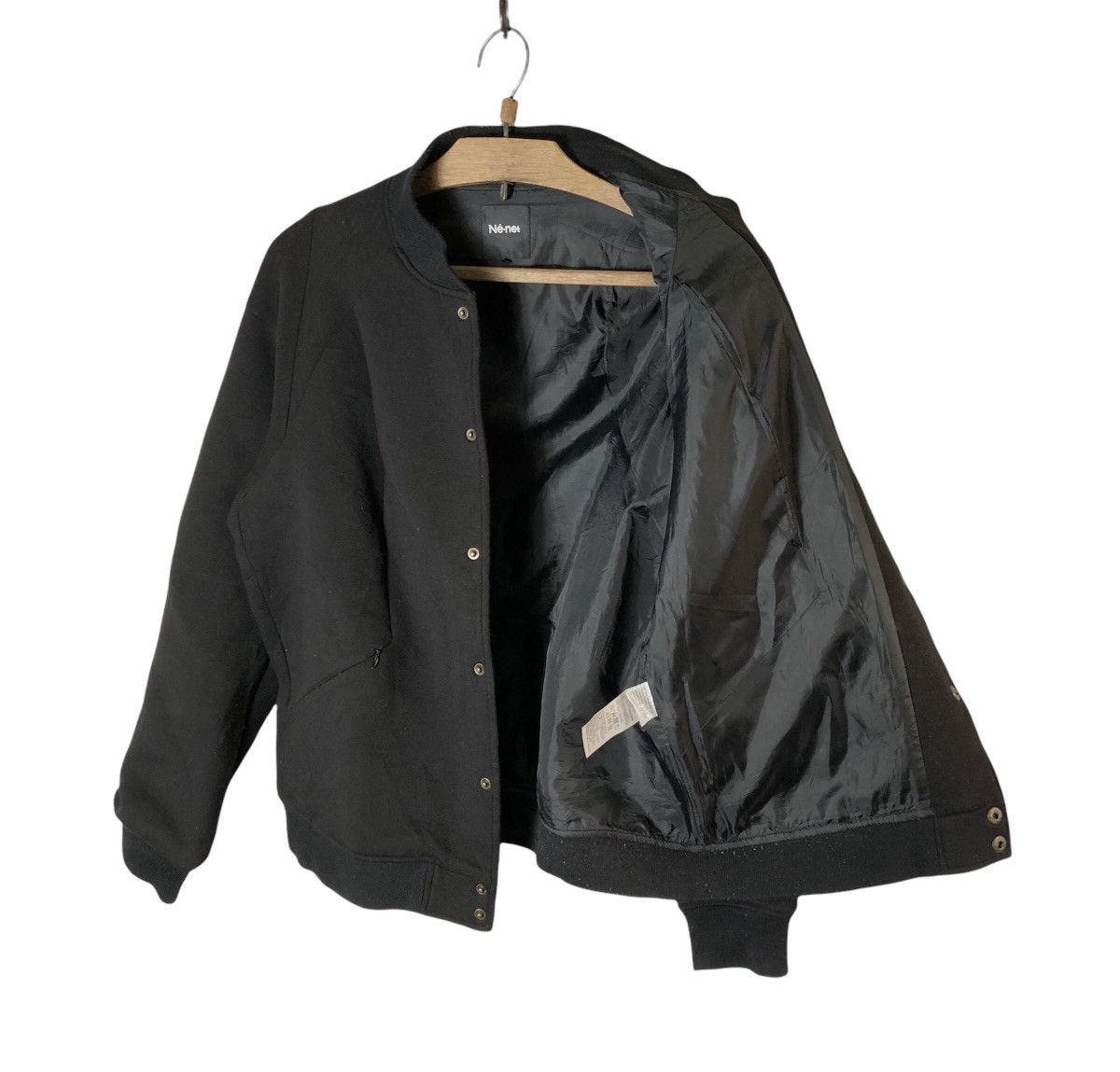Issey Miyake Rare! Ne-net by Issey Miyake Minimalist Varsity Jacket Size US M / EU 48-50 / 2 - 2 Thumbnail