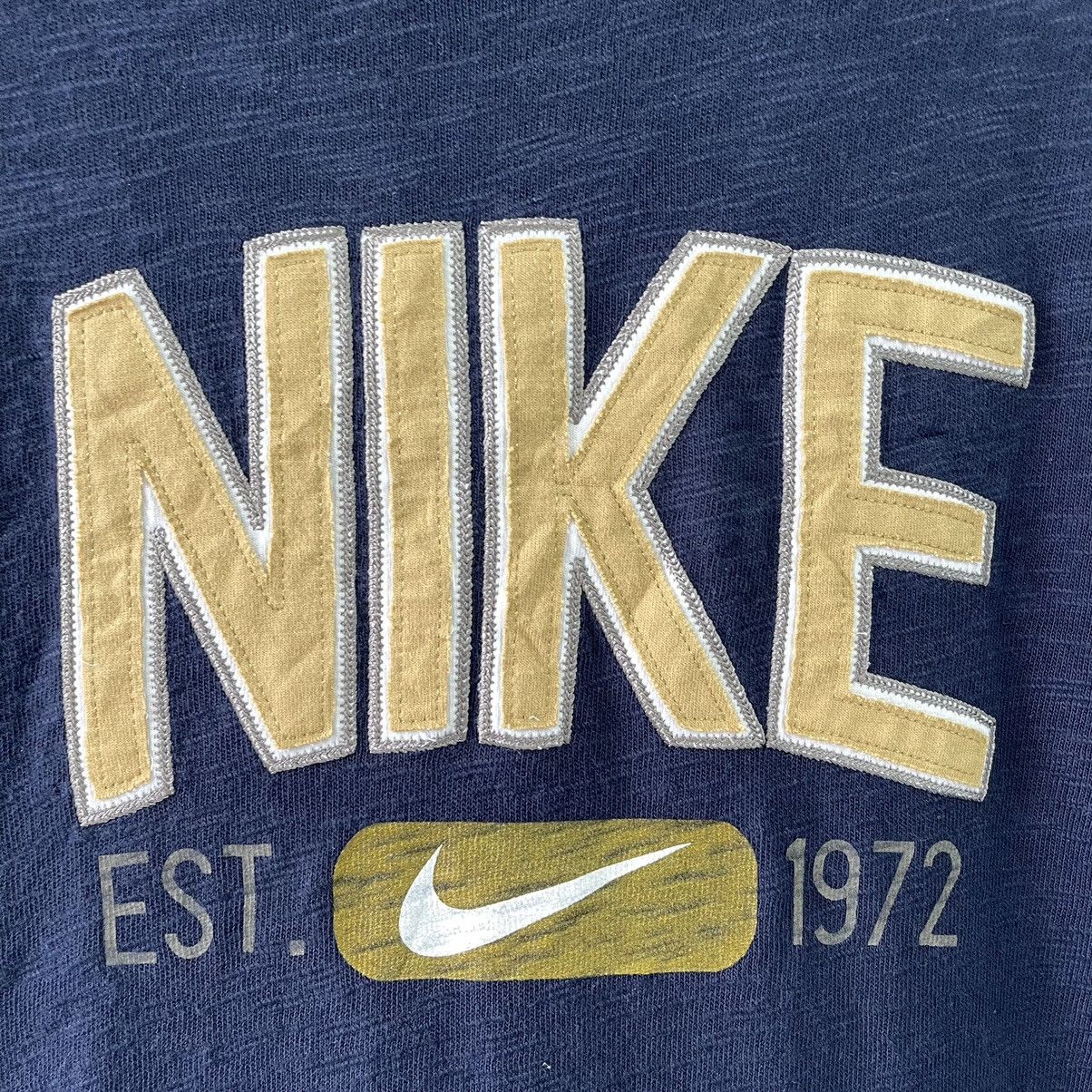 Nike Vintage Nike Embroidered Spellout Logo Longsleeve Tshirt Size US M / EU 48-50 / 2 - 5 Thumbnail