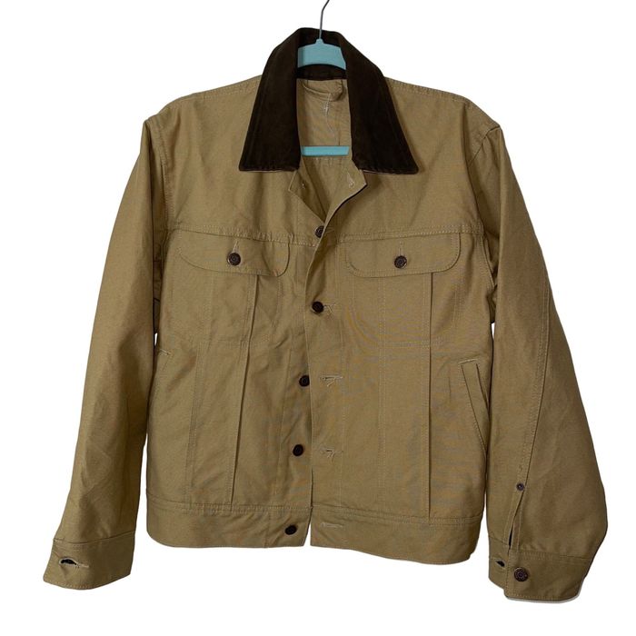 Filson Filson Ranch Utility Jacket Size Medium Tan Dry Finish Tin C ...