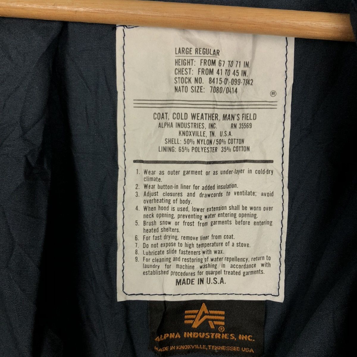 Alpha Industries VINTAGE SURVIVAL PARACHUTE INSPECTOR JACKET ALPHA INDUSTRIES Size US L / EU 52-54 / 3 - 11 Thumbnail