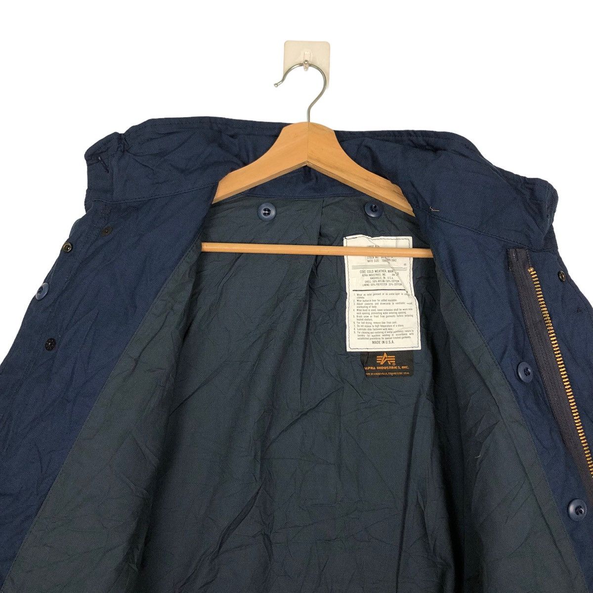 Alpha Industries VINTAGE SURVIVAL PARACHUTE INSPECTOR JACKET ALPHA INDUSTRIES Size US L / EU 52-54 / 3 - 10 Thumbnail