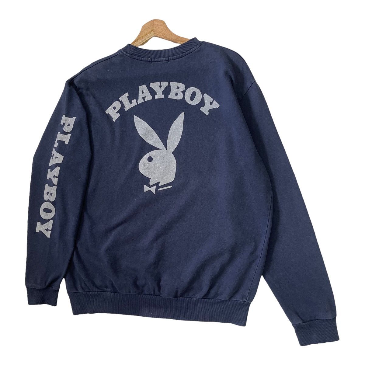 Playboy Vintage Playboy Big Logo Crewneck Sweatshirt Size M Size US M / EU 48-50 / 2 - 3 Thumbnail