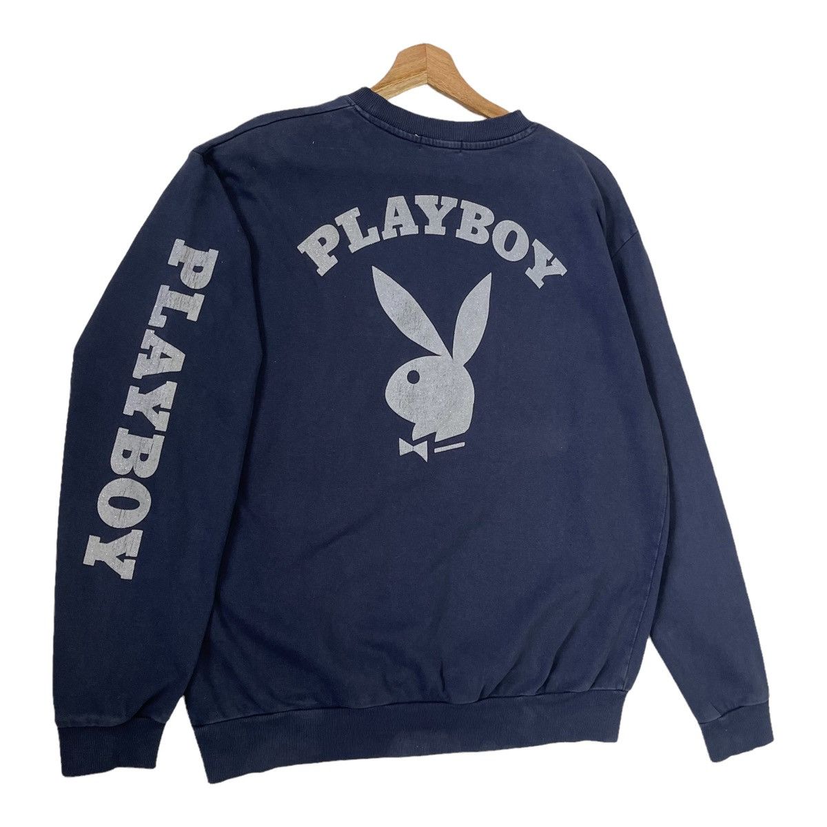 Playboy Vintage Playboy Big Logo Crewneck Sweatshirt Size M Size US M / EU 48-50 / 2 - 2 Thumbnail