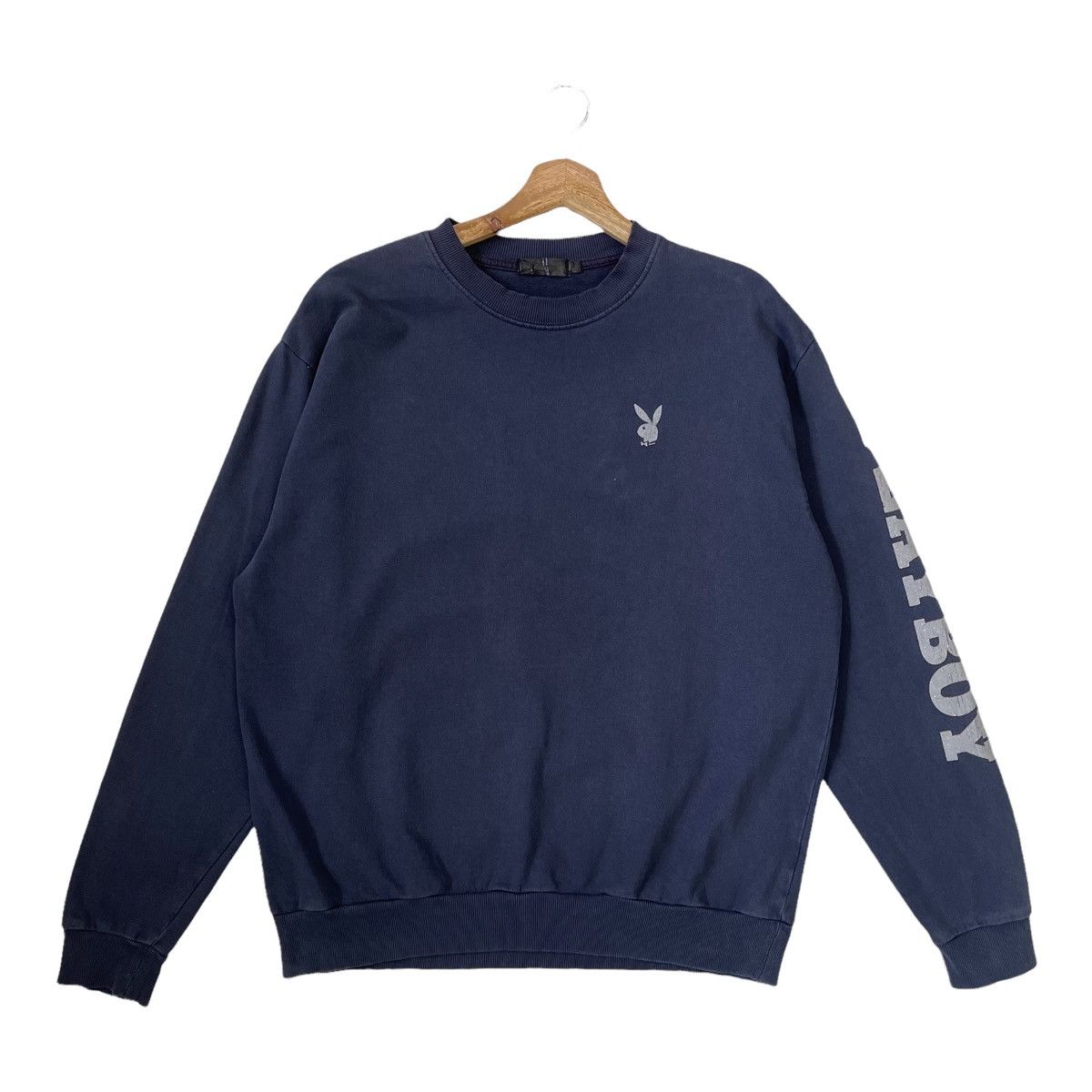 Playboy Vintage Playboy Big Logo Crewneck Sweatshirt Size M Size US M / EU 48-50 / 2 - 6 Thumbnail