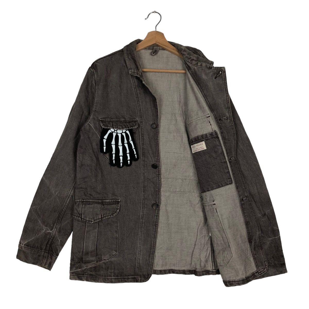 Indigo VINTAGE CHORE DENIM WORK JACKET SPELL BOUND ISSEY MIYAKE Size US M / EU 48-50 / 2 - 7 Thumbnail