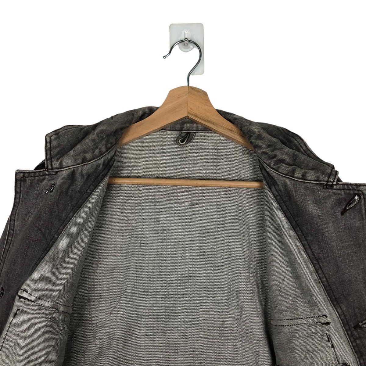 Indigo VINTAGE CHORE DENIM WORK JACKET SPELL BOUND ISSEY MIYAKE Size US M / EU 48-50 / 2 - 9 Thumbnail
