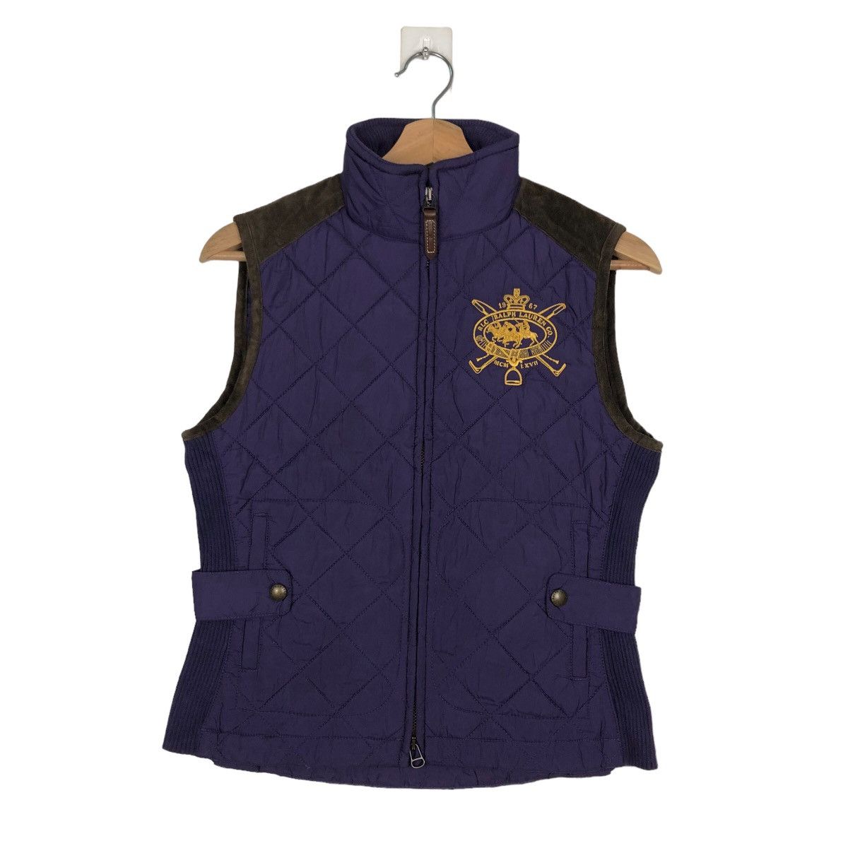 Polo Ralph Lauren VINTAGE QUILTED VEST PUFFER DOWN RALPH LAUREN SPORT Size US S / EU 44-46 / 1 - 1 Thumbnail