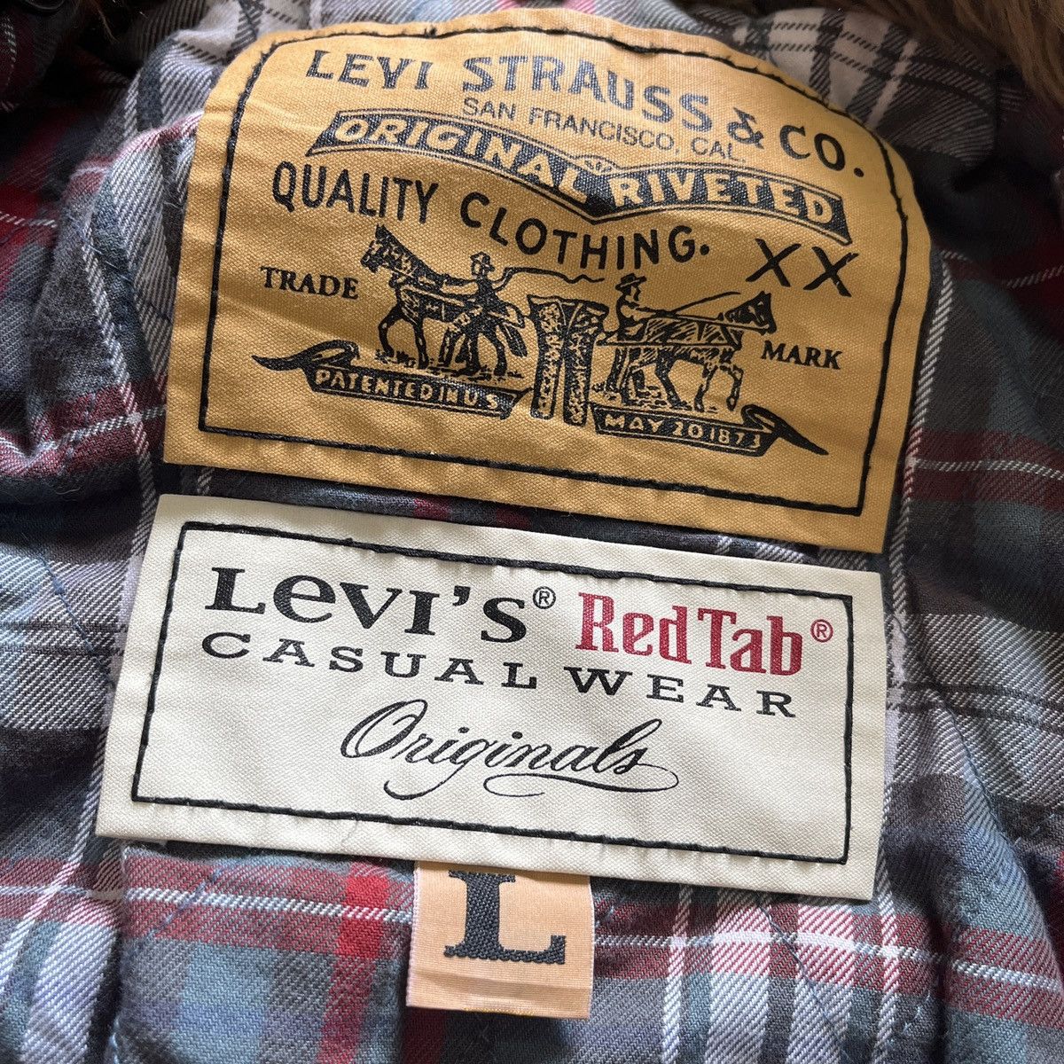 Levi's Levi's Denim Corduroy Trucker Jacket Red Tab Size US L / EU 52-54 / 3 - 6 Thumbnail