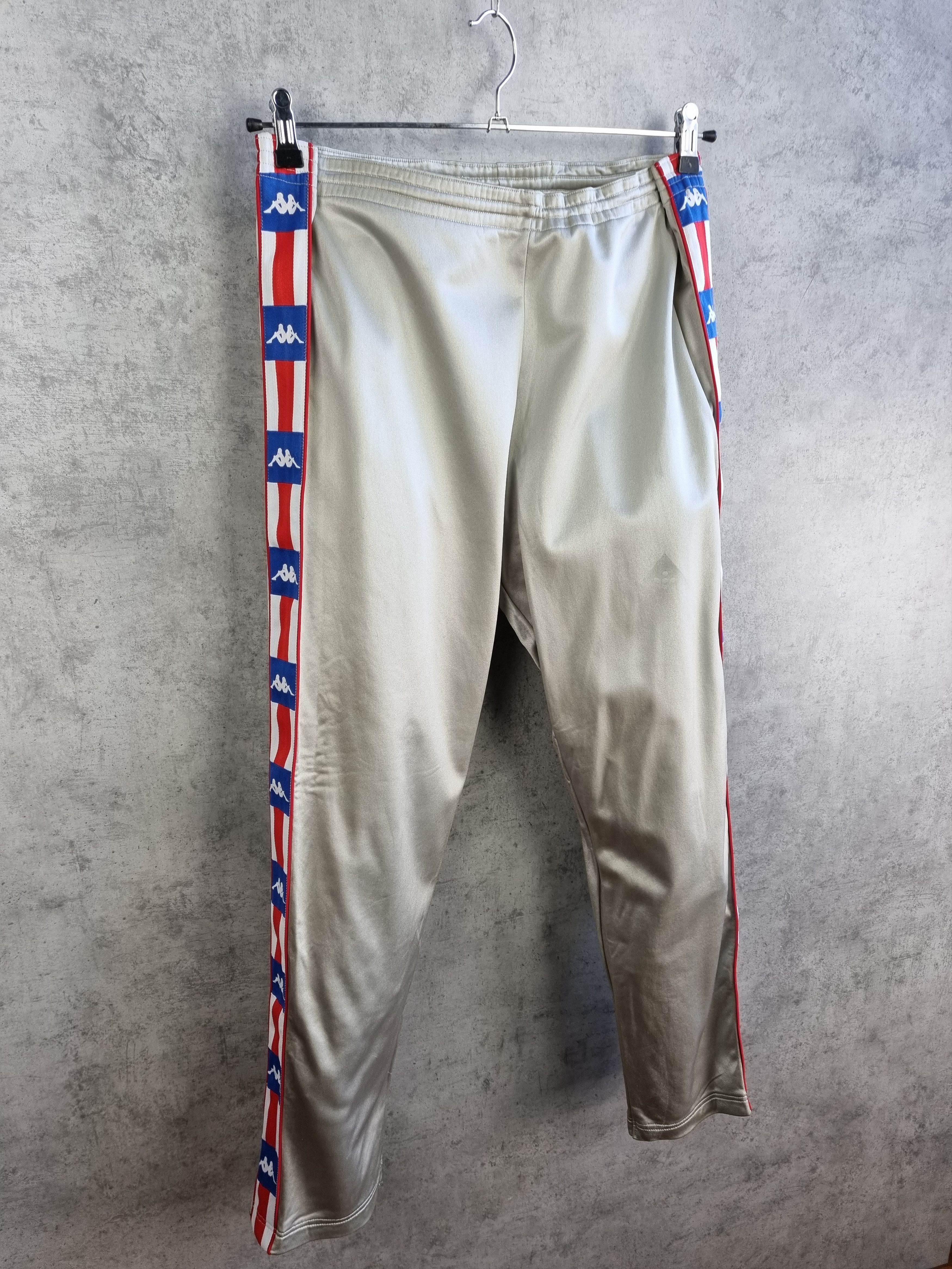 Kappa × USA Olympics × Vintage 90s Kappa Sport USA Olympic Nylon Pant Size US 31 - 5 Thumbnail