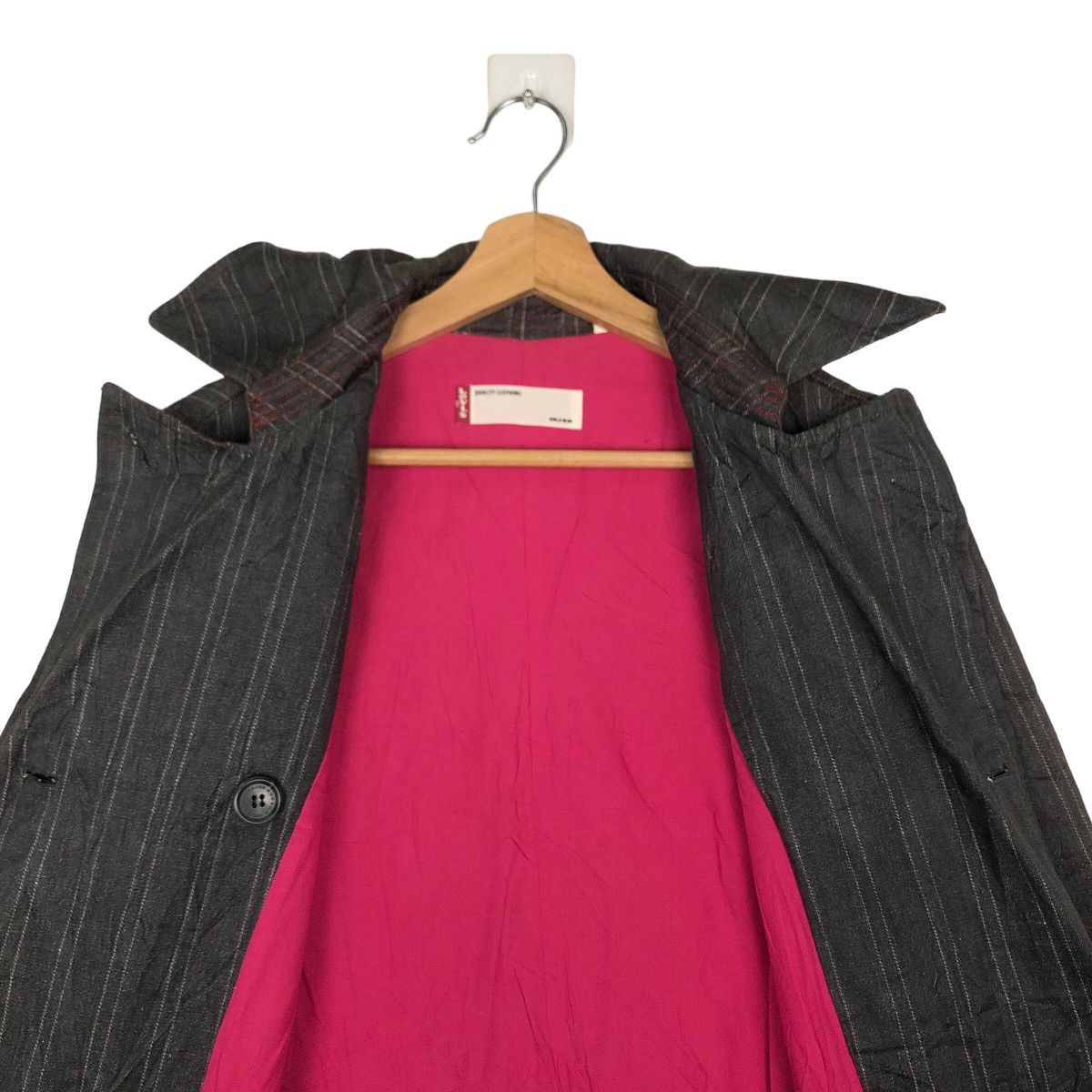 Japanese Brand VINTAGE LONG JACKET CHORE STRIPED DESIGN LEVI’S RED TAG Size M / US 6-8 / IT 42-44 - 10 Thumbnail