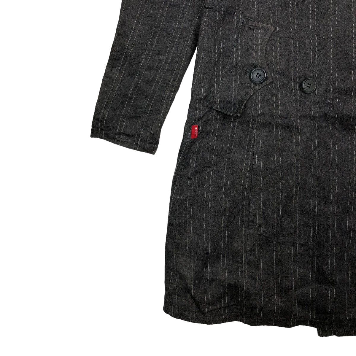 Japanese Brand VINTAGE LONG JACKET CHORE STRIPED DESIGN LEVI’S RED TAG Size M / US 6-8 / IT 42-44 - 3 Thumbnail