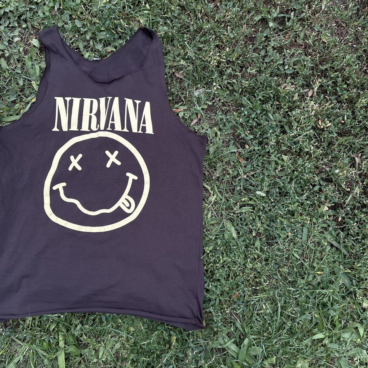 Band Tees Vintage Y2K Nirvana Skulls Dead Face Band Rock Streetwear Size US L / EU 52-54 / 3 - 2 Thumbnail