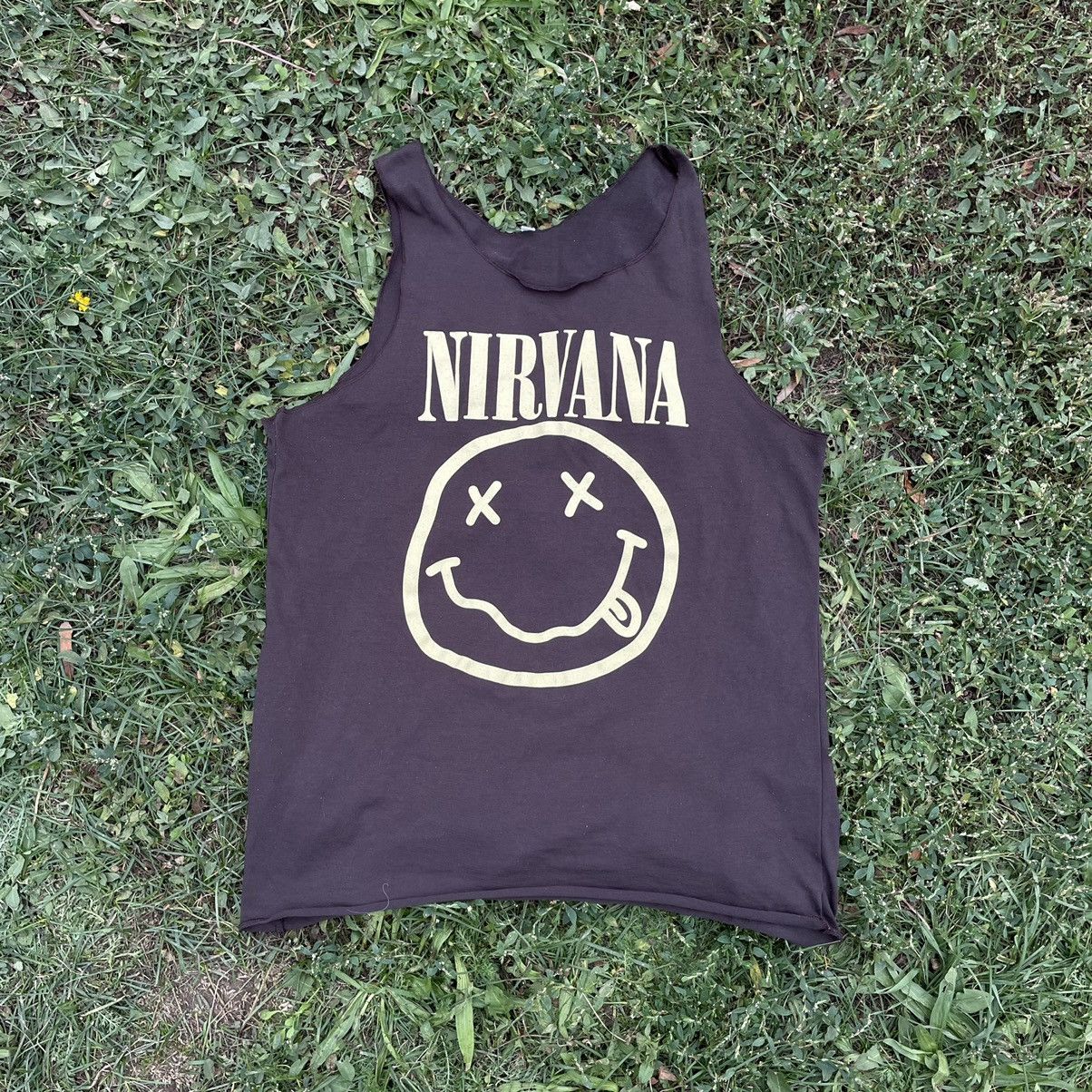 Band Tees Vintage Y2K Nirvana Skulls Dead Face Band Rock Streetwear Size US L / EU 52-54 / 3 - 1 Thumbnail