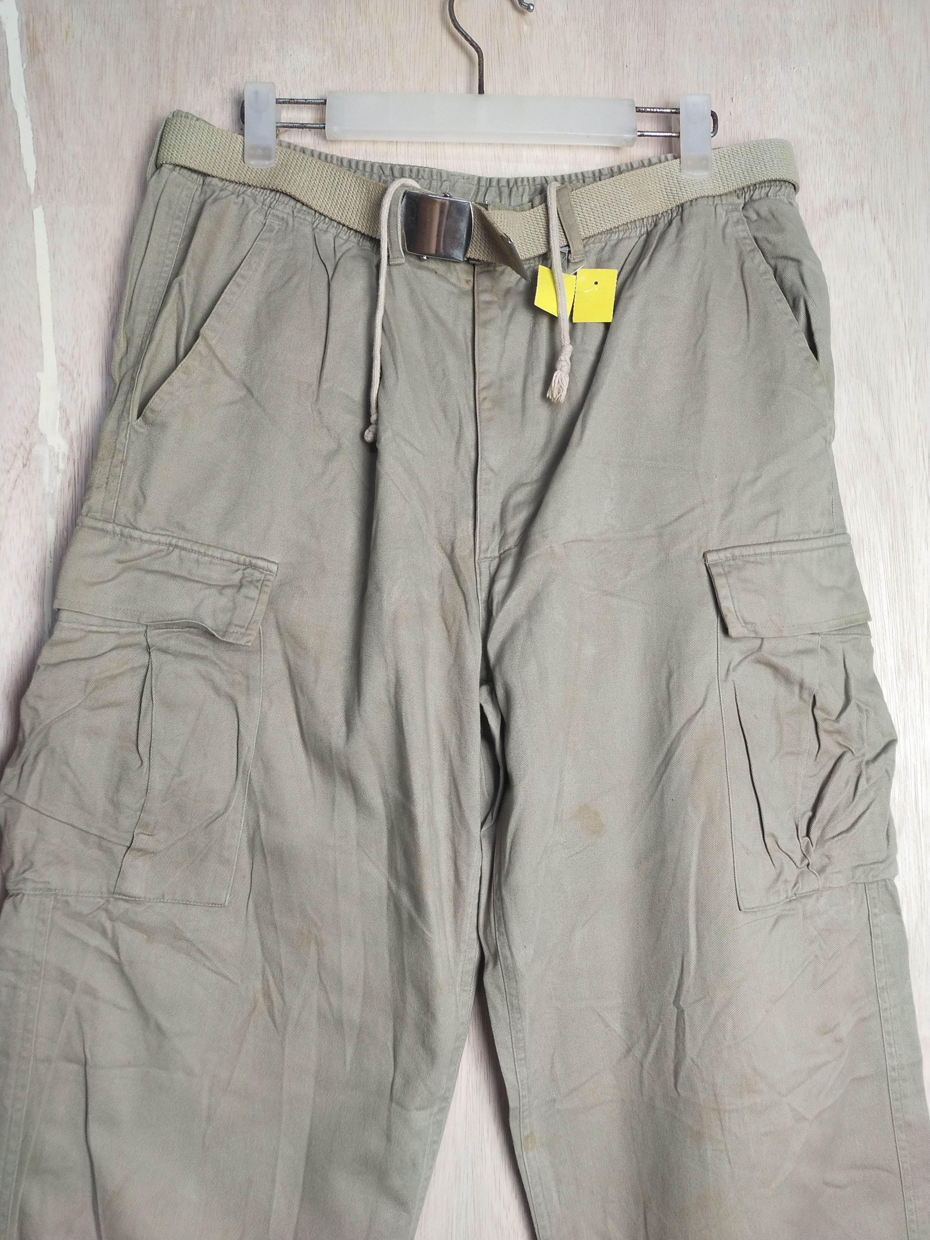 Japanese Brand Japan utility multipocket tactical Brown Cargo Pants #2870 Size US 34 / EU 50 - 2 Thumbnail