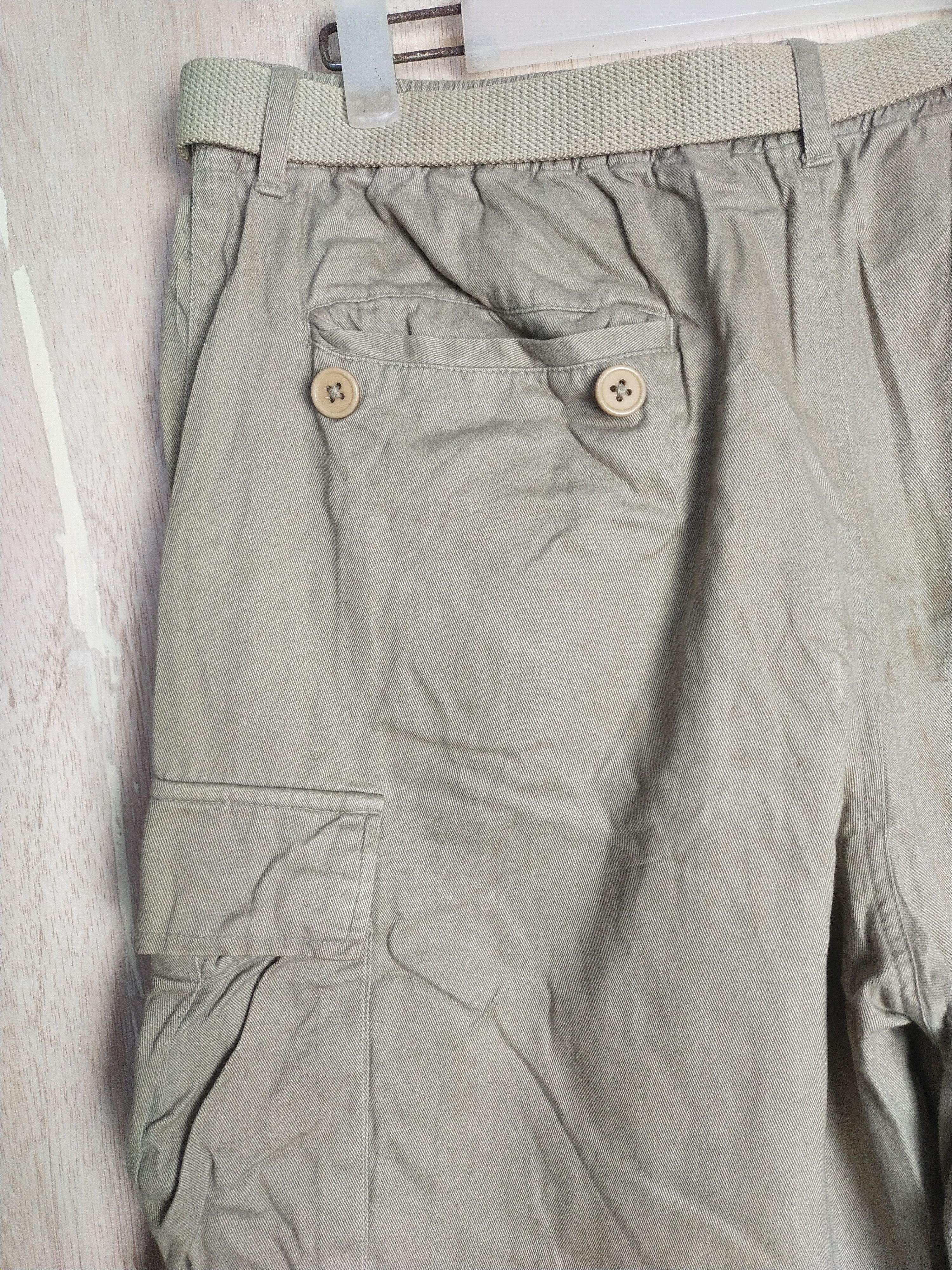 Japanese Brand Japan utility multipocket tactical Brown Cargo Pants #2870 Size US 34 / EU 50 - 10 Thumbnail