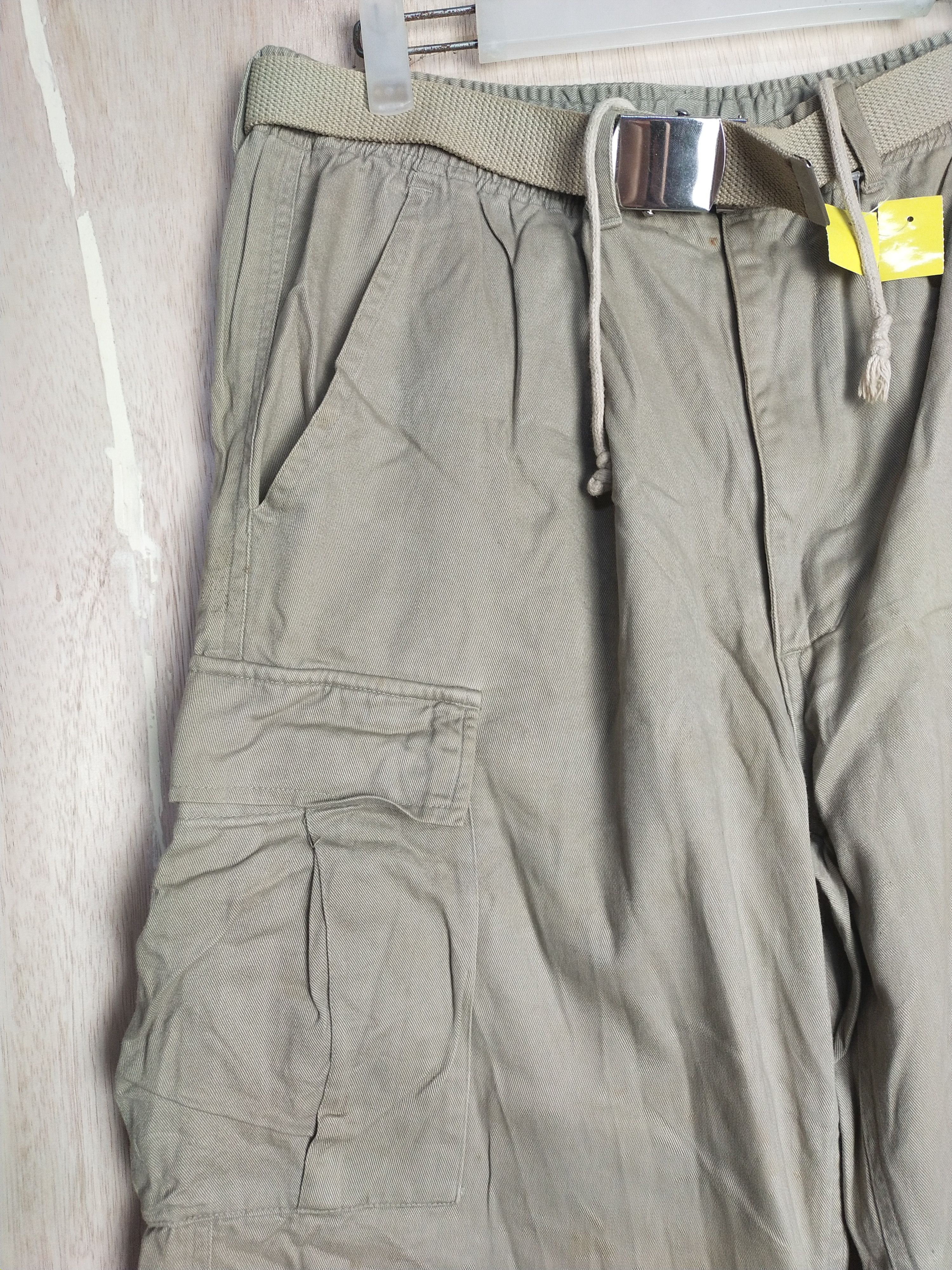 Japanese Brand Japan utility multipocket tactical Brown Cargo Pants #2870 Size US 34 / EU 50 - 4 Thumbnail