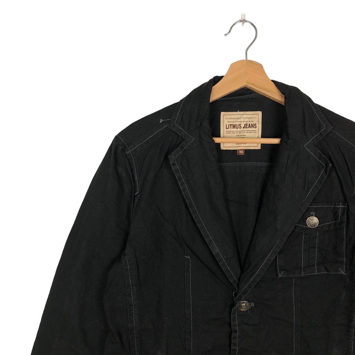 Issey Miyake VINTAGE CHORE JACKET LITMUS BY ISSEY MIYAKE JAPAN MADE Size US M / EU 48-50 / 2 - 6 Thumbnail