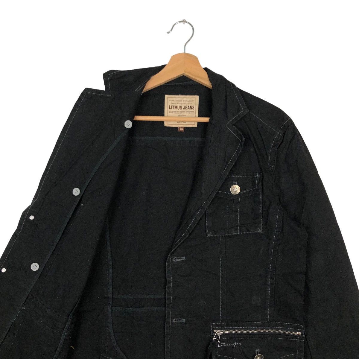 Issey Miyake VINTAGE CHORE JACKET LITMUS BY ISSEY MIYAKE JAPAN MADE Size US M / EU 48-50 / 2 - 9 Thumbnail