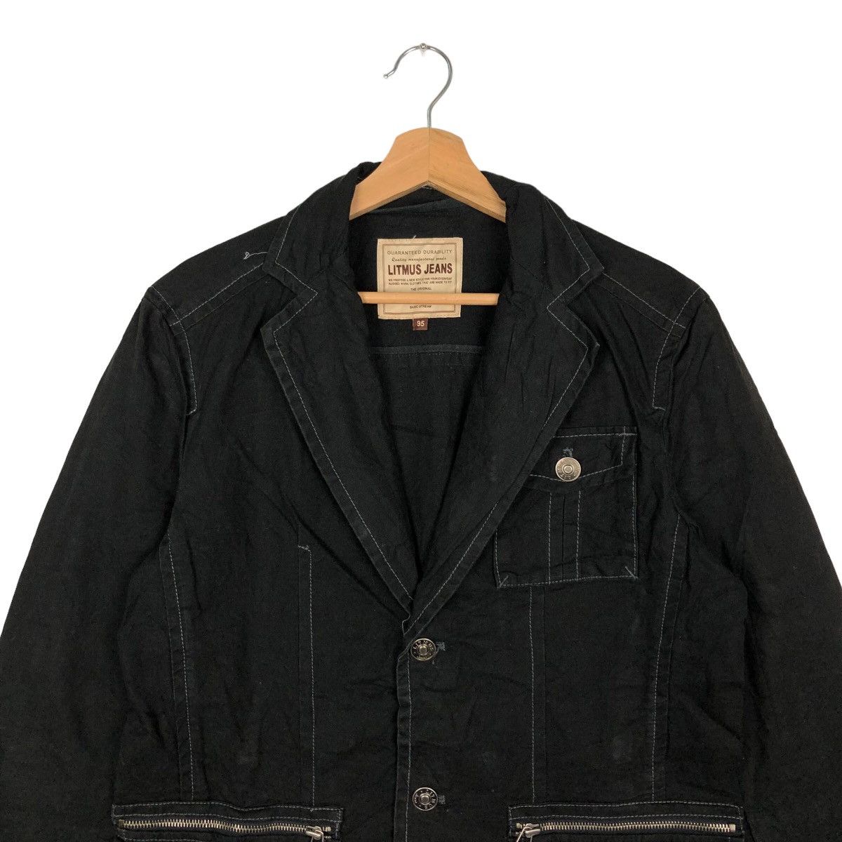Issey Miyake VINTAGE CHORE JACKET LITMUS BY ISSEY MIYAKE JAPAN MADE Size US M / EU 48-50 / 2 - 2 Thumbnail