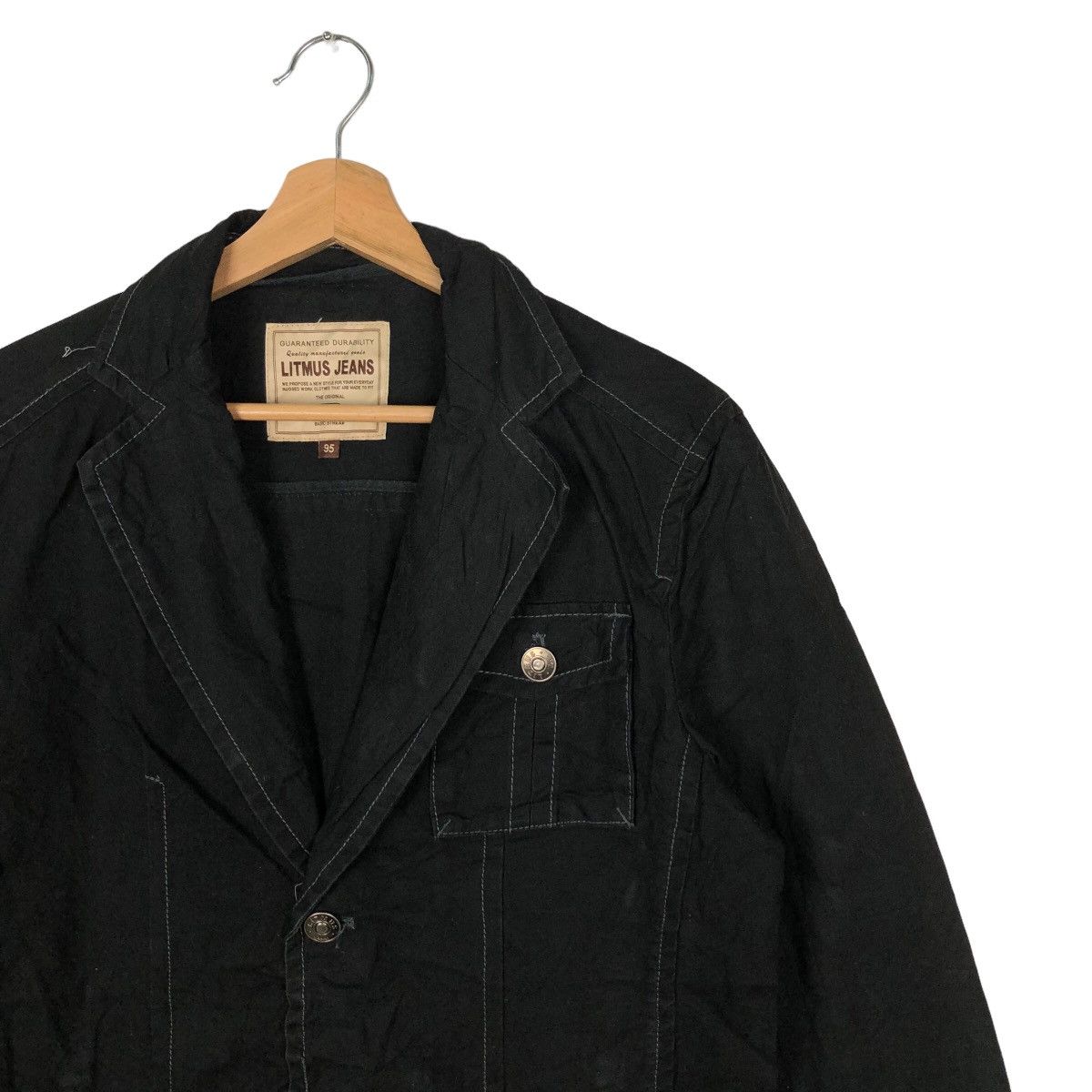 Issey Miyake VINTAGE CHORE JACKET LITMUS BY ISSEY MIYAKE JAPAN MADE Size US M / EU 48-50 / 2 - 5 Thumbnail